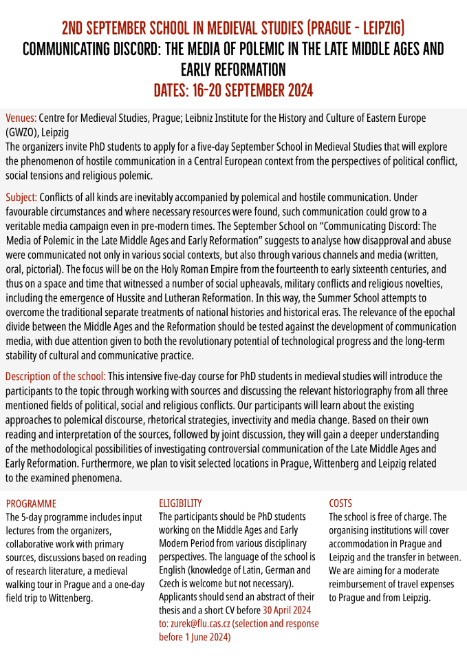Call for Participants SeptemberSchool24 Stránka 2